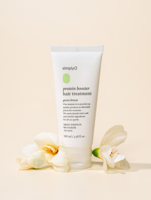 심플리오 여행용 프로틴부스터 헤어 트리트먼트 그린브리즈 향 (기내반입가능), 100ml, 2개