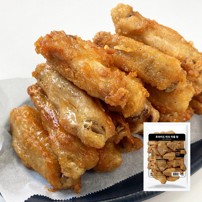 사세 후라이드 하프 미들윙 테바나카 테바사키 닭날개 튀김, 5개, 1kg