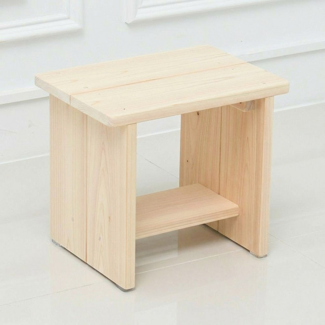 더복 고급형 높이 30cm 편백나무 목욕 욕실의자