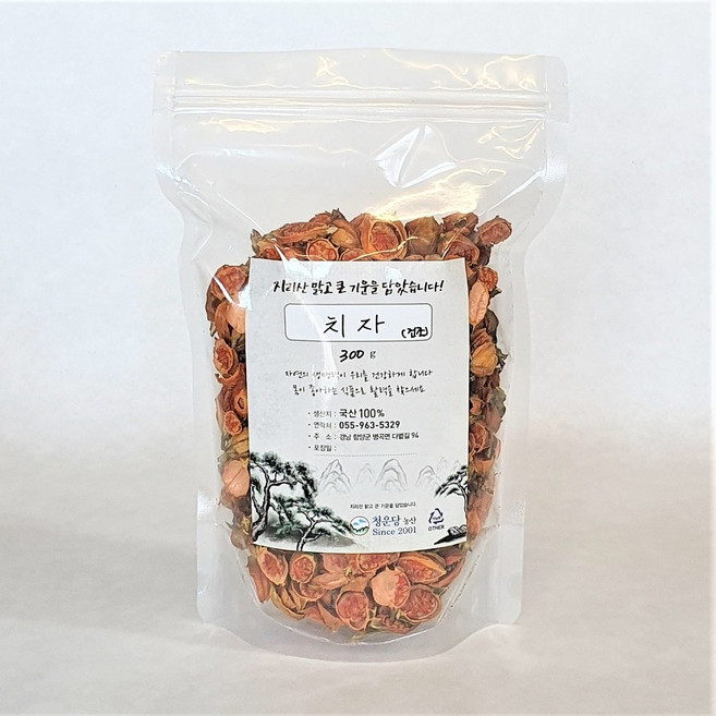 청운당농산 지리산 치자 열매, 300g, 1개