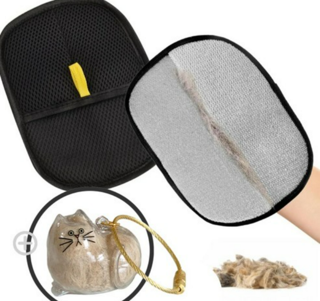 안나의 집 강아지 고양이 털제거 청소장갑, 1개