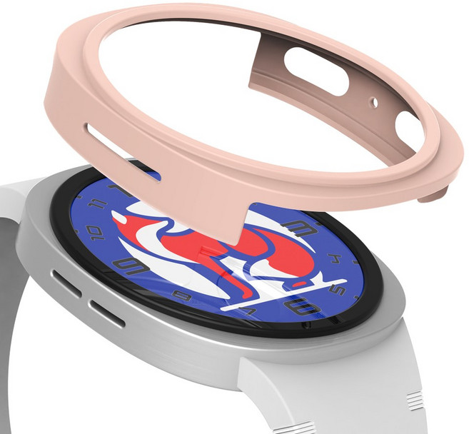 로랜텍 바디 프레임 하드커버 스마트워치 케이스, 핑크, 1개