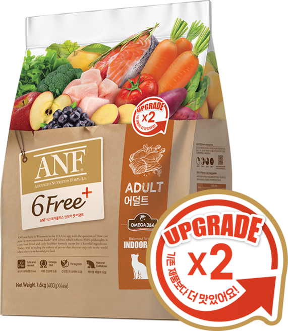 ANF 식스프리플러스 캣 기능성 사료, 어덜트, 1.6kg, 1개