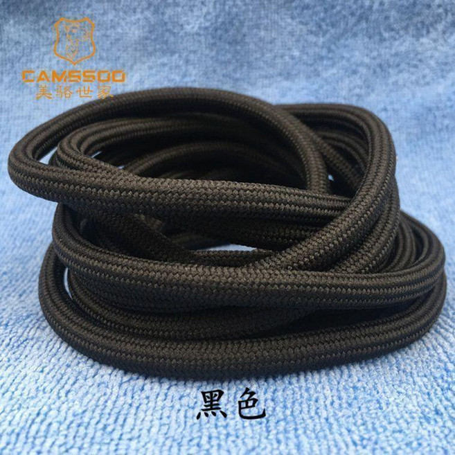 無品牌 圓形鞋帶 0.8米 白色, 1個, 4雙裝 黑色,1.6米 適用8對鞋孔