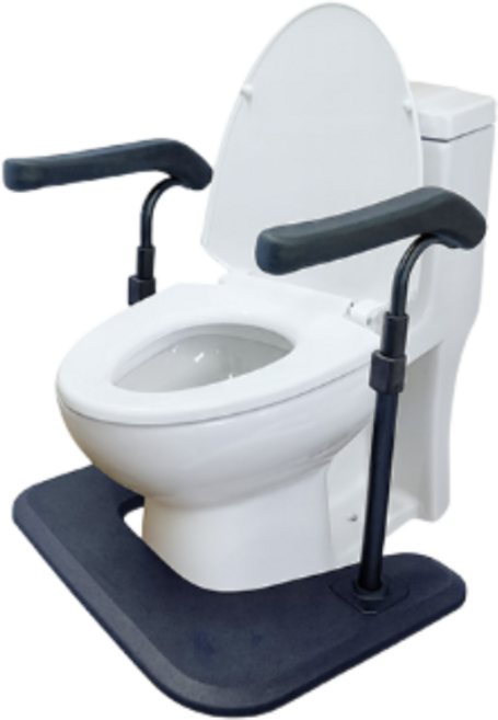 온빛케어 노인 EVA 발수 변기안전손잡이 장기요양 복지용구, 장기요양등급 없음 (일반구매)