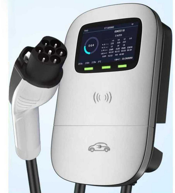 가정용전기차충전기 전기자동차충전기 휴대용 벽부형, 1개, 380V+5m 단총+11KW+플러그 앤 충전