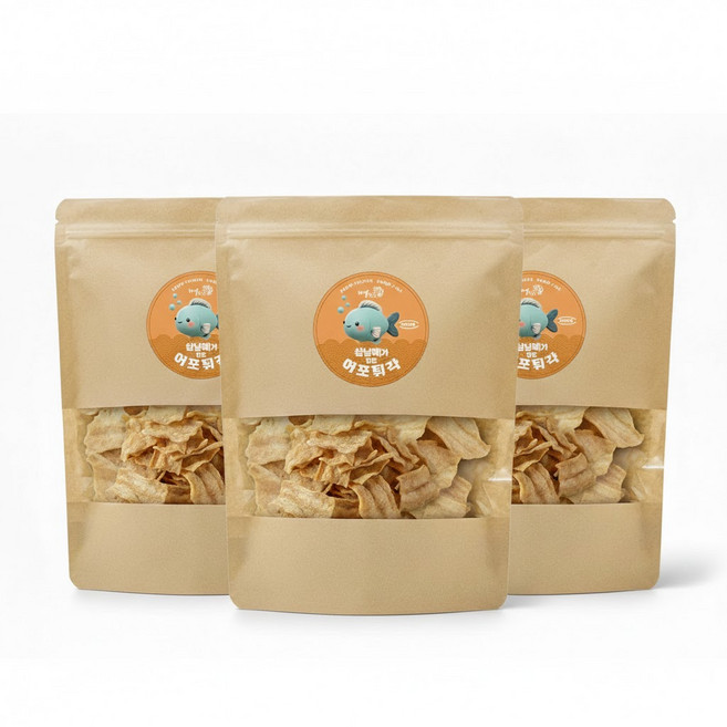 명식품본사 삼남매가만든 어포 [소포장] 오리지널 어포튀각, 5개, 120g