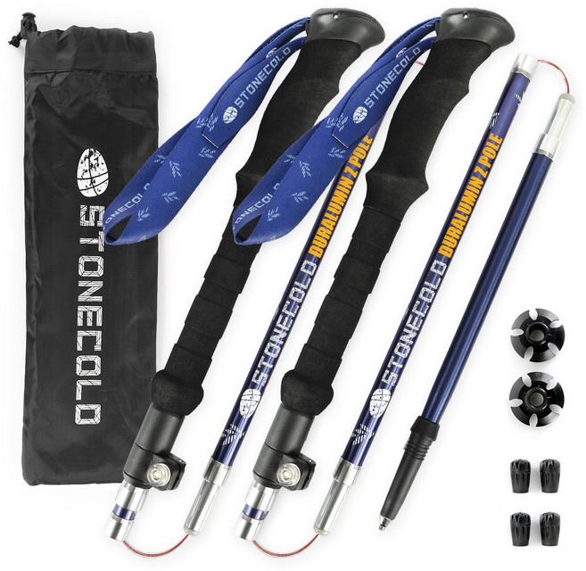 스톤콜드 Z-POLE 등산스틱, 네이비, 1개