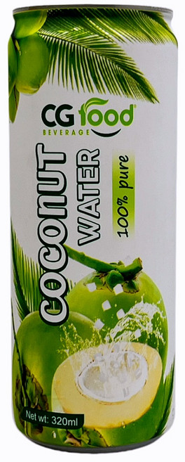CG FOOD 椰子水, 48個, 320ml