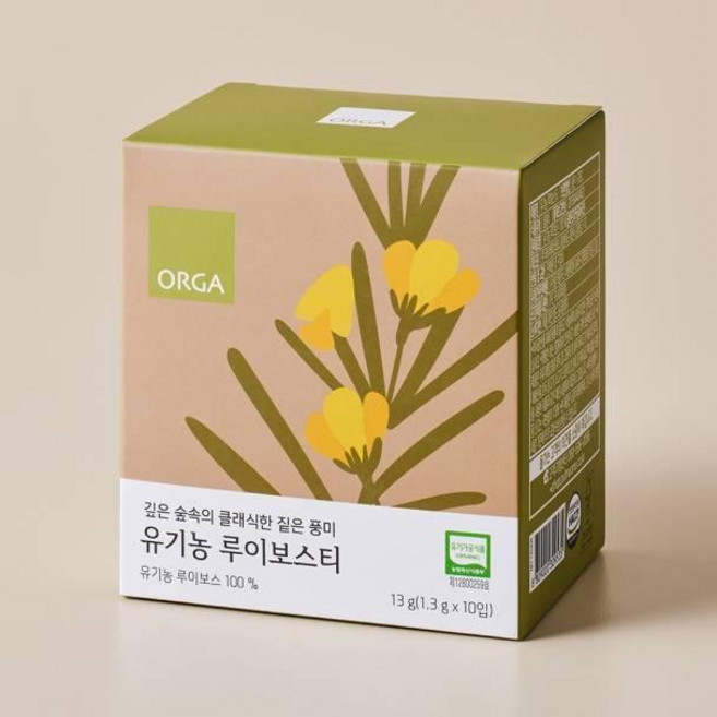 올가홀푸드 유기농 루이보스티, 1.3g, 10개입, 3개