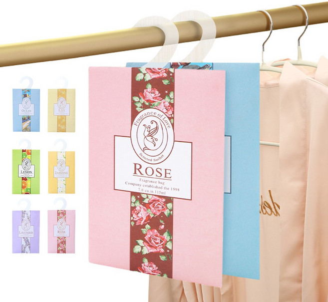 Fragrance of Love 掛式香氛袋 吊掛式衣櫃芳香片 多種香氣選擇 10入, 10個