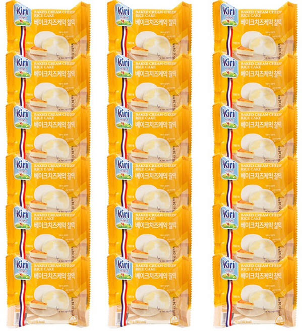 끼리 크림치즈 찰떡 베이크 18개, 60g
