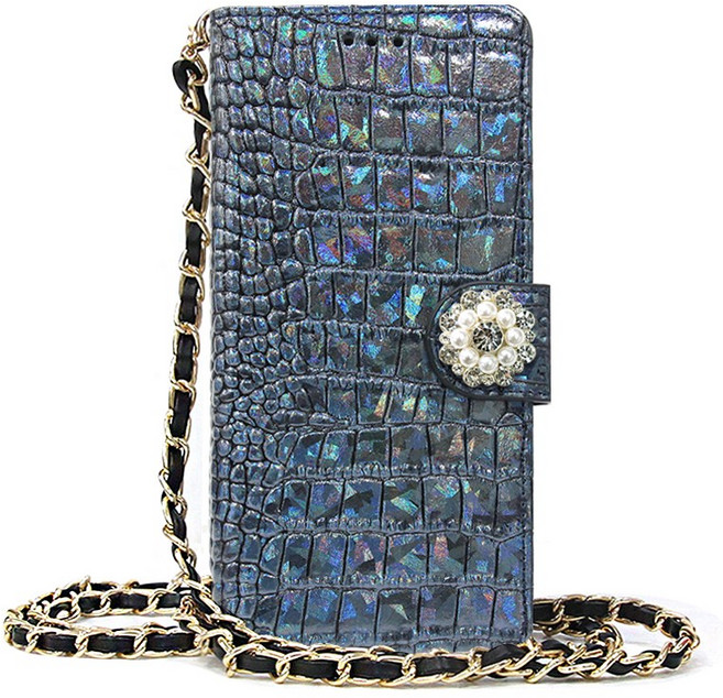 국내제작 소베크 악어무늬 소가죽 지갑형 디자인 휴대폰케이스