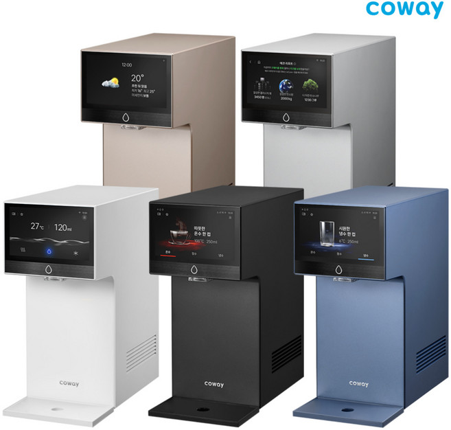 코웨이 아이콘 프로 냉온정수기 / CHP-7212N (냉온정수기 5컬러), 실버
