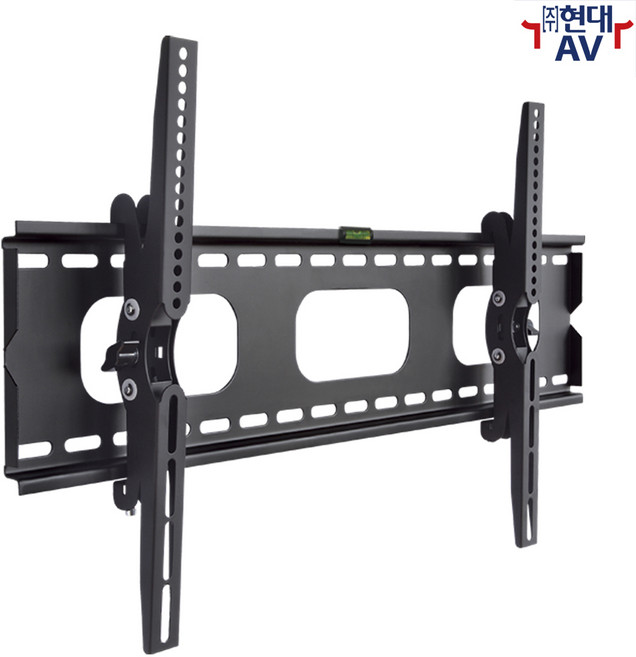현대AV ND-37 대형 TV 벽걸이 브라켓 거치대 월마운트 32~75인치/무게 60kg/VESA 600x400mm 이내 호환 상하 각도 조절 한글 설치 안내서 제공, ND-37 / 블랙 색상, 1개