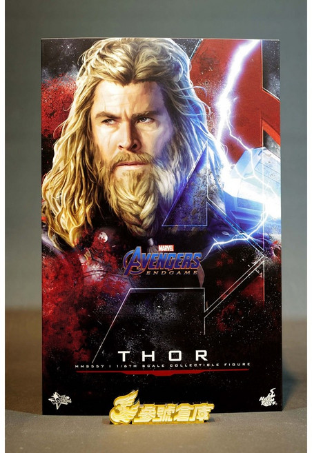 Hot Toys 12吋 MMS557 復仇者聯盟 終局之戰 雷神索爾 胖雷神, 1個