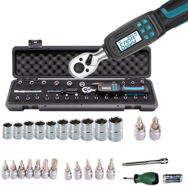 듀라맥스 디지털 토크렌치 자동자 자전거 정밀 수리공구, 1세트