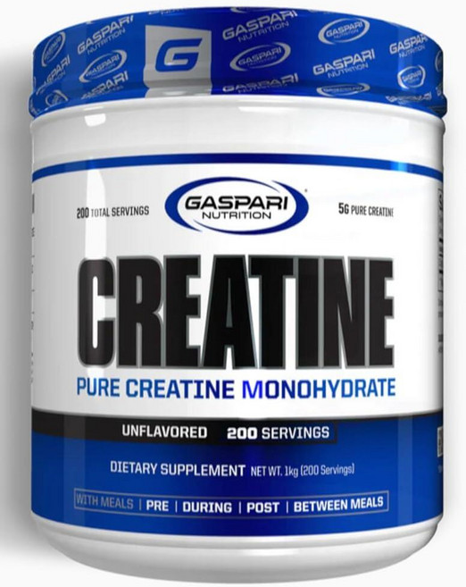 Gaspari Nutrition 순수 크레아틴 모노하이드레이트 5g 근육과 크기 향상 힘과 무산소 지구력 향상에 도움 (200회분 무향) 172023, GASPARI NUTRITION Gaspari Nutr, 1개, 1kg
