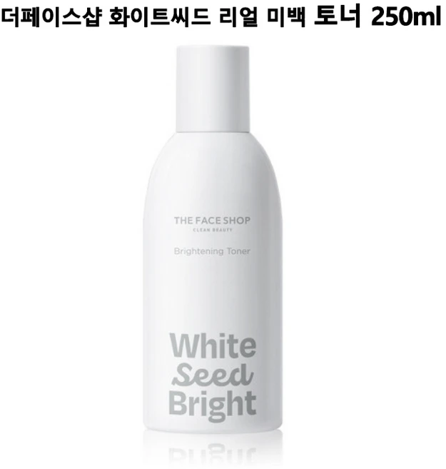 화이트씨드 리얼 미백 토너, 250ml, 1개 - 쿠팡