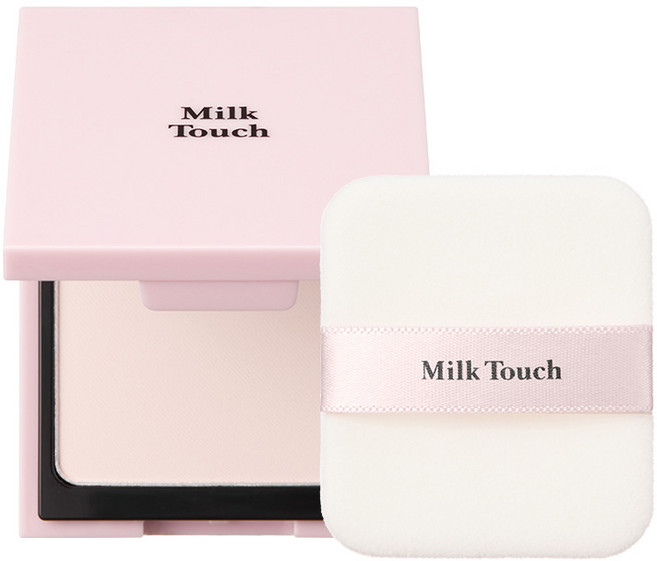 밀크터치 올데이 퍼펙트 블러링 픽싱 파우더 팩트 모공 유분 기름종이, 1개, 단품