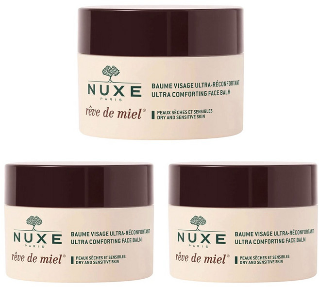 눅스 레브드미엘 울트라 컴포팅 페이스 밤, 3개, 50ml