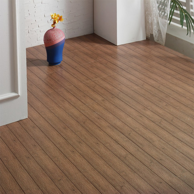 조아마루 조립식마루발판 조립식데크타일 베란다 건식화장실 옥상 바닥재 욕실타일 현관 조립마루 바닥타일 베란다타일, 10)(틈없는)향나무색 24P(본판16장 마감재8장), 1개