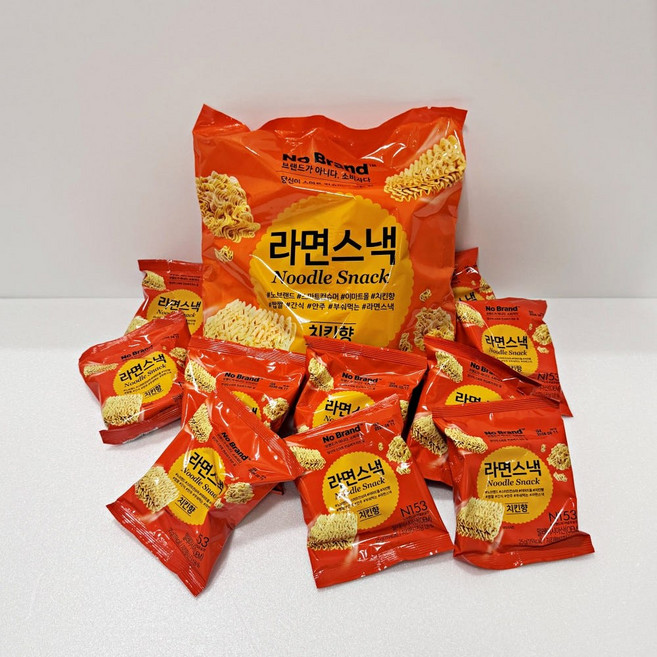 노브랜드 라면스낵 치킨향 250g, 3개