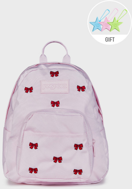 잔스포츠 JANSPORT [별 클릭커 키링 ] 하프파인트 FX EMBROIDERED BOWS PINKJS0A3C4JA3Z 130663