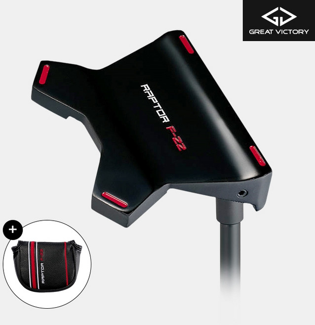 히스케이 랩터 F-22 퍼터[남여공용][말렛][RAPTOR GRIP], 83.82cm(33인치) 남성 그립