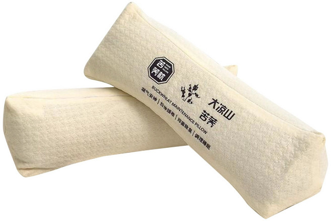 蕎麥護頸頸椎硬牽引枕, 米, 1個