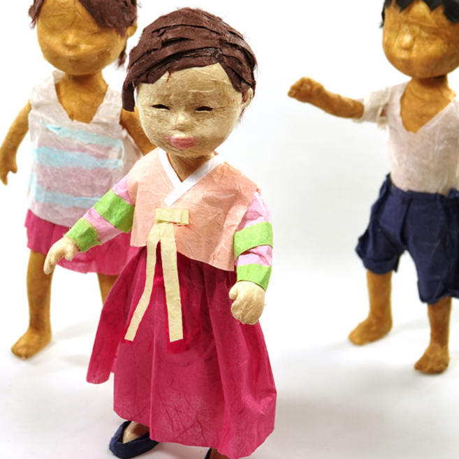 닥종이 인형본 인형골격 전통 한지 인형 만들기 [퍼니스쿨]