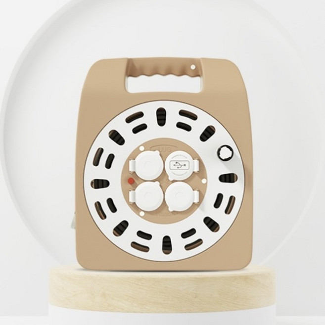 러그박스 와이드 전기릴선 30M USB 캡형, 30cm, 1개