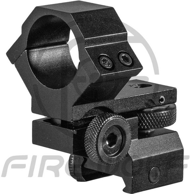 영점조절스코프 마운트 조준기 클립 범용 클램프 브래킷, 1개, 1. 레일 클램프 상하좌우