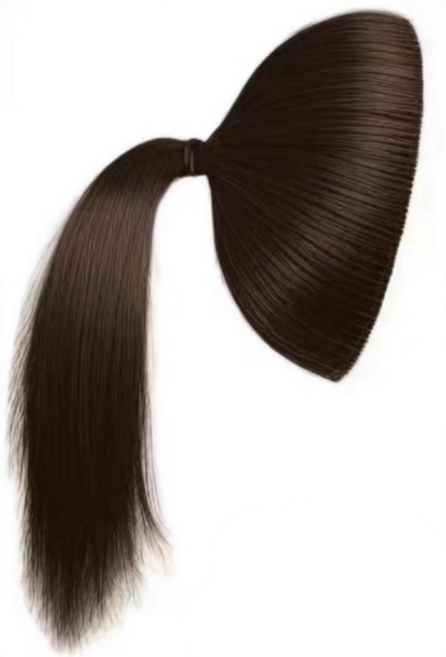 데일리킷 감쪽같이 안보이는 헤어 뽕 똥 머리 볼륨 업 포니테일가발, 1개, 네츄럴브라운모