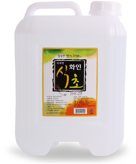 식초 13L 업소용 초밥 절임용 대용량 식자재 마이스토어 화인식초, 1개