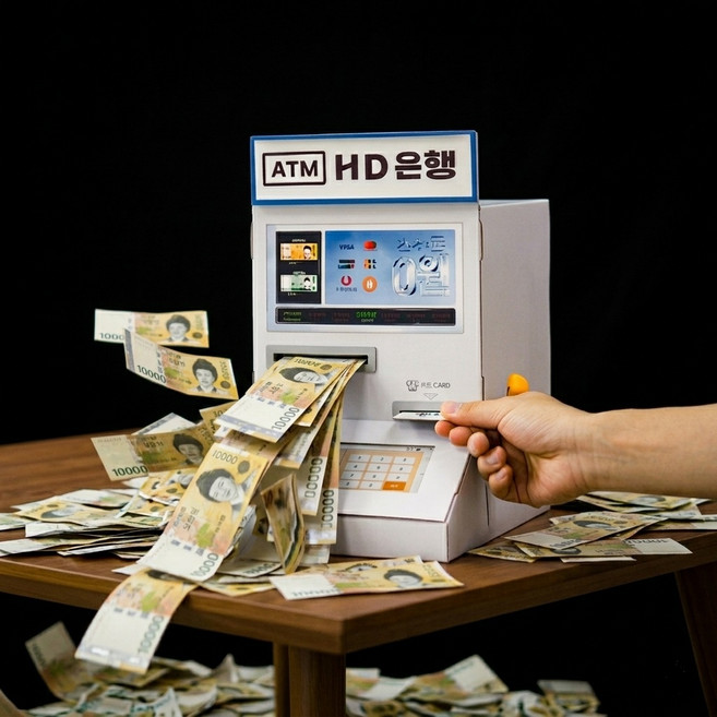 용돈 ATM 박스 돈 현금 벼락 환갑 칠순 설날 부모님 머니박스, 머니건 포함