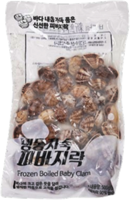 자숙 피바지락 500g 바지락술찜 바지락국 봉골레 파스타 바지락살 바지락찜, 6개