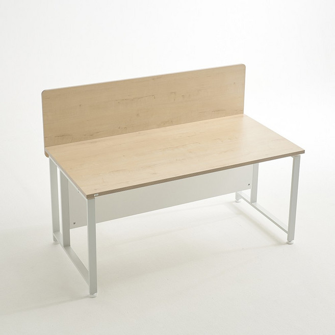 사무실 책상 공간분리 측면부 직선형 파티션 1200, 1200/U형유닛/화이트/오크, U형유닛/화이트/오크