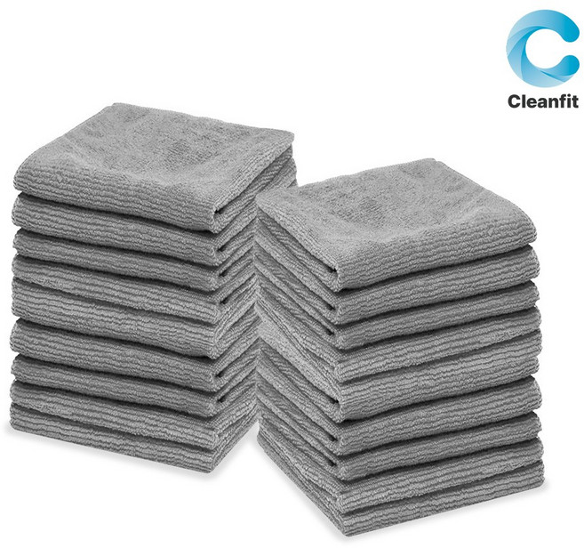 크린핏 경편 극세사 손걸레 40x40, 경편(회색), 20개