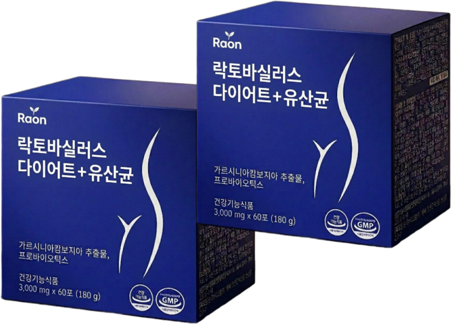 [4주 플랜] 정품 듀얼 기능성 다이어트 레몬맛 유산균 식약청인증, 2개, 180g