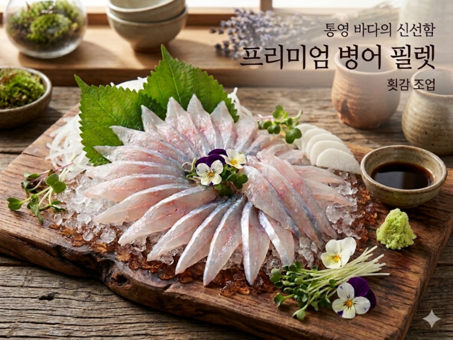 [자연담은] 자연산 병어회 필렛 횟감용 손질 병어, 1개, 500g