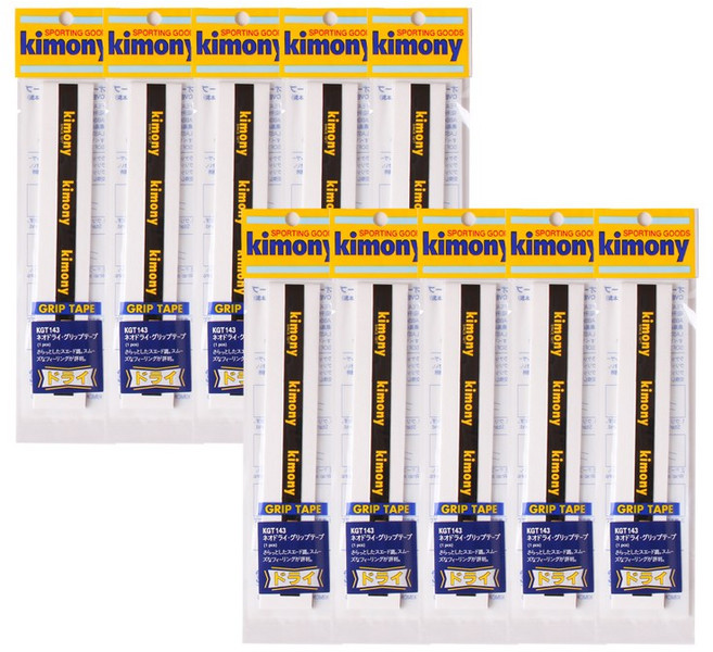 키모니 네오 드라이 건식 땀흡수 오버 그립, 화이트, 10개