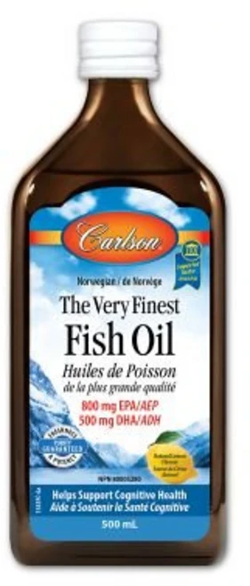 Carlson MCT Oil 및 오메가-3 천연 레몬 라임 500ml(16.9fl oz), 1개, 1팩 - 쿠팡