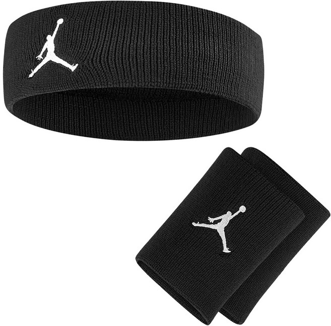 나이키 조던 점프맨 헤드 밴드 머리띠 손목밴드 아대 세트 테니스 농구 런닝 등산 스포츠, s_ac4093010_4094010, FREE