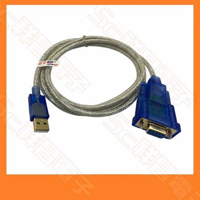祥昌電子 DB9 USB 轉 RS232 母頭/公頭 轉接線 串口線 轉換器 傳輸線 FT232/PL2303, 1個, 母頭 PL2303 1.8M