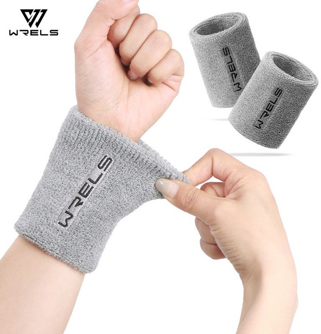 WRELS 초경량 터프트 스포츠 손목보호대 가압 통기성 남녀공용 러닝 등산 여름용, 2개, 그레이
