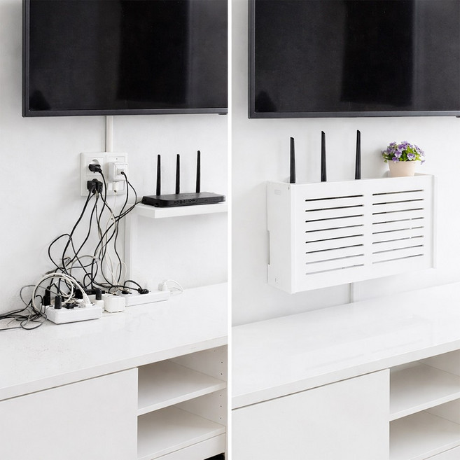 앙플러스 무타공 벽 콘센트 가리개 커버, 1개