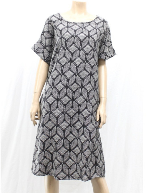 [서울양품점] 빅사이즈 마담 인견주머니 원피스