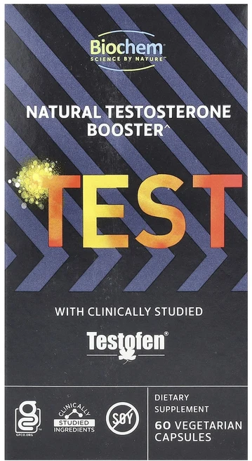 절실히 몸관리가필요한시기 Biochem TEST 천연 테스토스테론 부스터 베지 캡슐 60정 프리미엄할인상품입니다, BiochemTEST천연테스토스테론부스터베지캡슐60정, 1 - 쿠팡