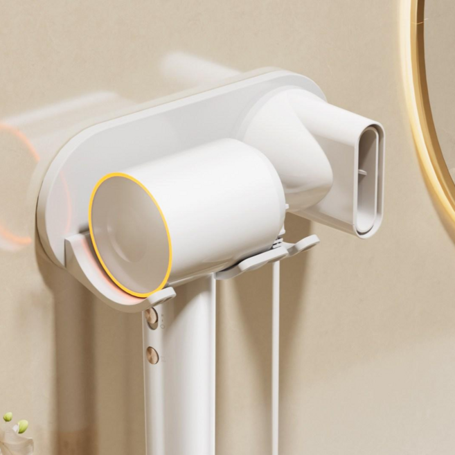 에스위두 자석 흡착형 초고속 BLDC 드라이기 거치대, 화이트, 1개